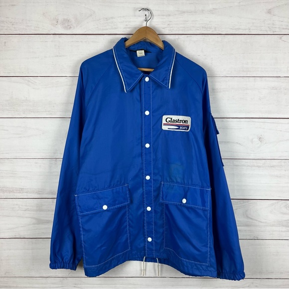Vintage 1970s Glastron Boats Windbreaker Jacket XL